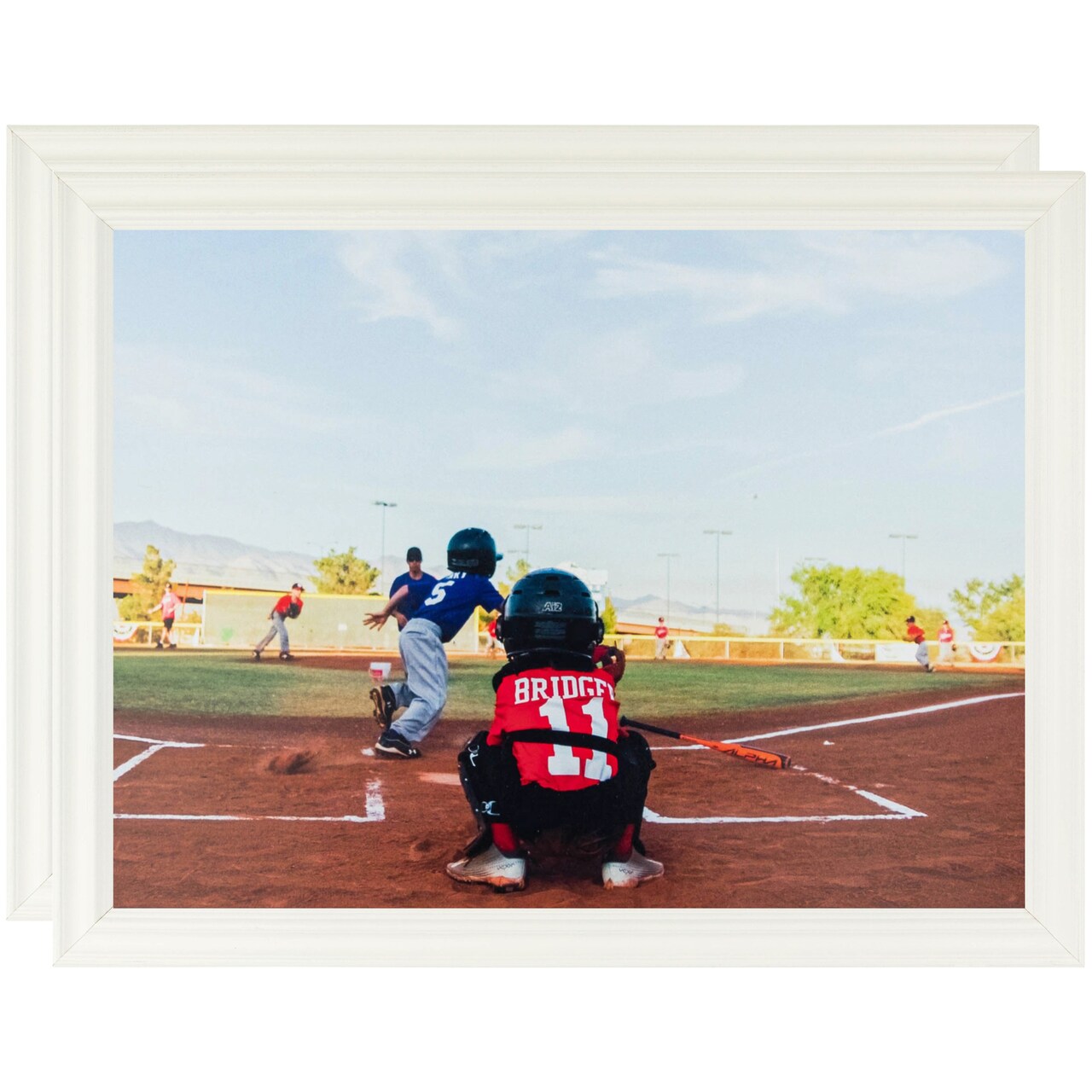 ArtToFrames 8x20 Inch Traditional Picture Frame, Multi Pack, Comes with Regular Glass (WOMPack-80-8x20)